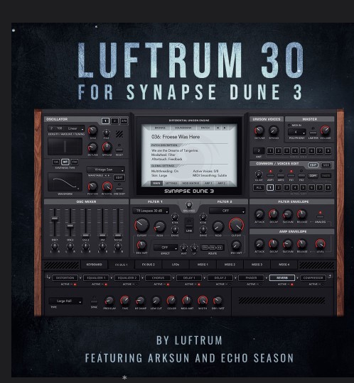 Luftrum 30 Dune 3 Presets