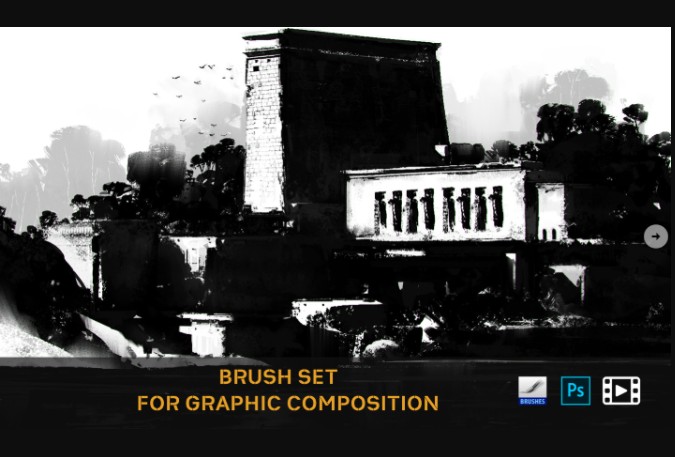 ArtStation Marketplace – Brush Set For Graphic Composition