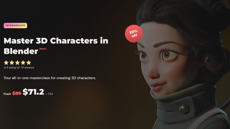 CGBoost – Master 3D Characters in Blender P1 C1-10