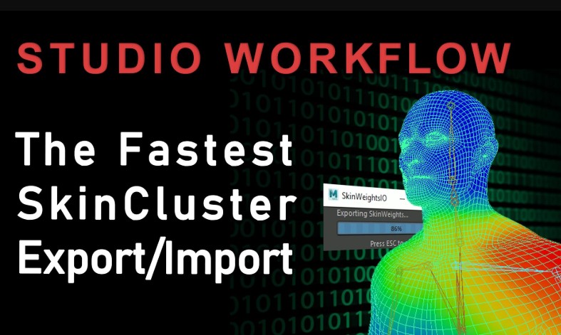 CGCircuit – The Fastest SkinCluster Export/Import [Maya]