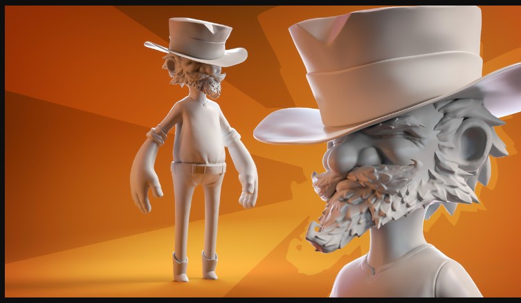 Cgcookie – Sculpting the Wrangler Game Character