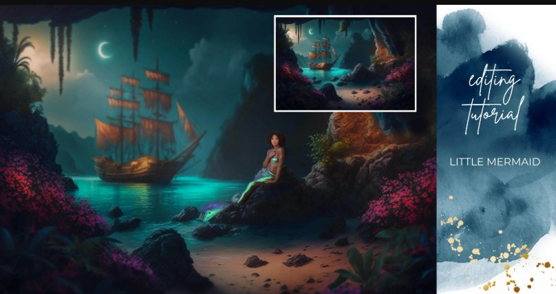Finding North Education – Little Mermaid Editing Tutorial 