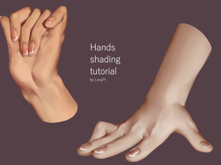 Gumroad – Aleriia_V – Tutorial – how I shade hands
