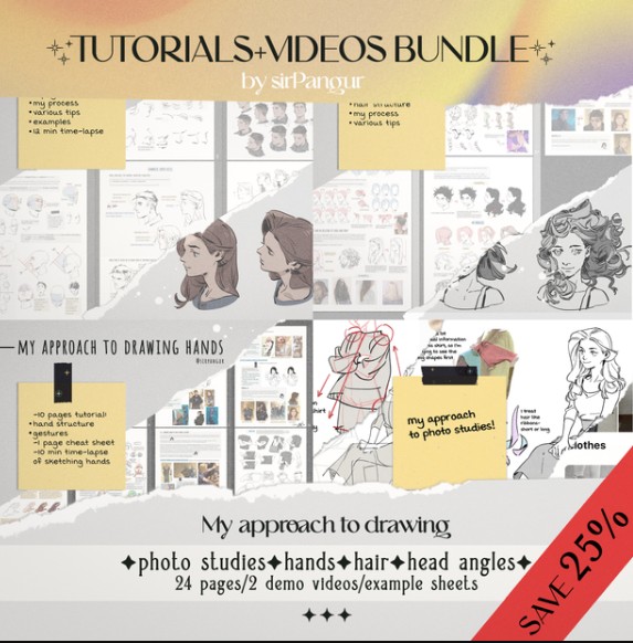 Nina Vakueva – My approach to drawing BUNDLE