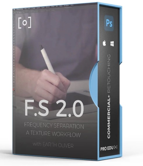 Pro EDU – Frequency Separation Photoshop Action & Retouching Course