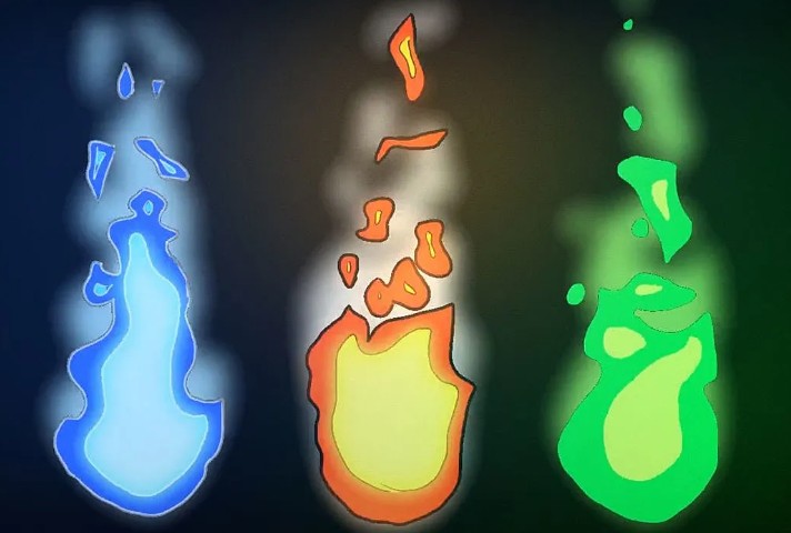 CGCookie – Animating a Flame with Grease Pencil