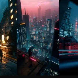 Coloso – A Dark Cyberpunk World Drawn with Blender (Premium)