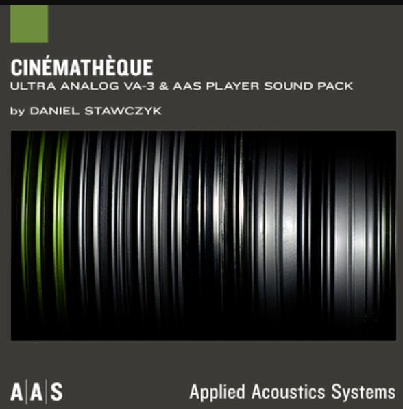 Applied Acoustics Systems Cinematheque for AAS Ultra Analog VA-3 Sound Pack