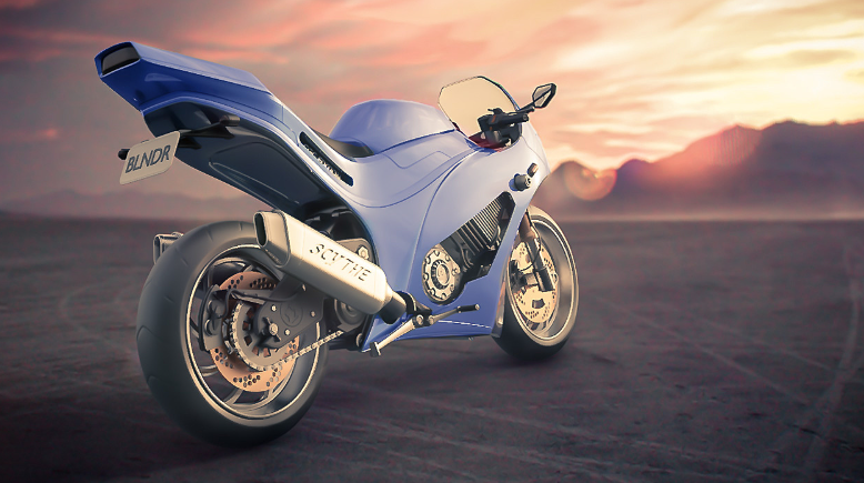 CGCookie – Modeling a Motorcycle