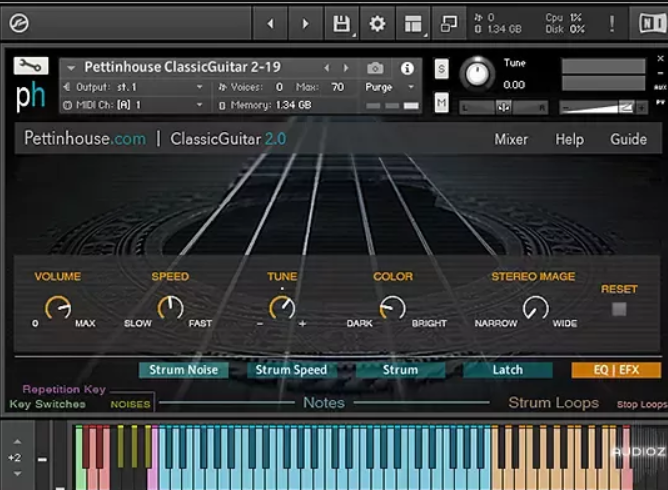 Pettinhouse Classic Guitar 2.1 KONTAKT