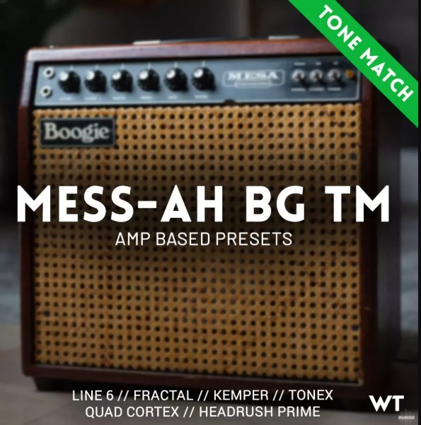 Worship Tutorials MESS-AH BG Tone Match Presets and Captures ToneX