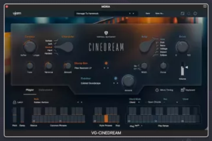 uJAM Virtual Guitarist CINEDREAM v1.0.0