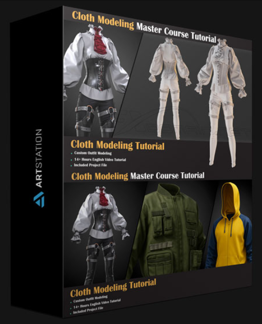 ArtStation – Cloth Modeling Master Course Tutoria