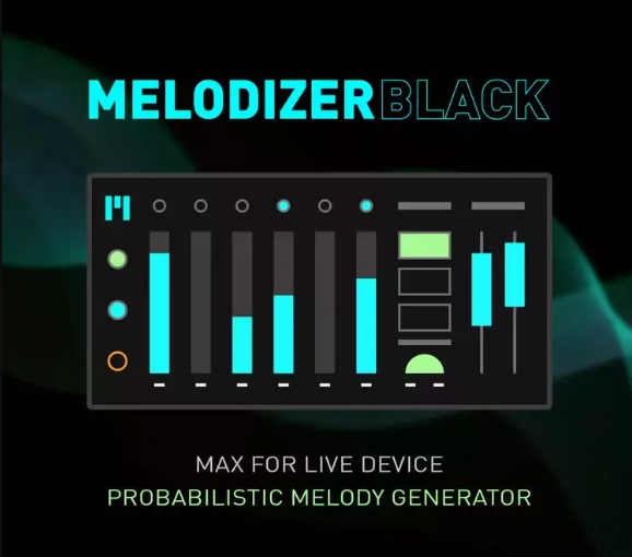 Gourlie Records Melodizer Black Max for Live Melody Generator Max for Live Device