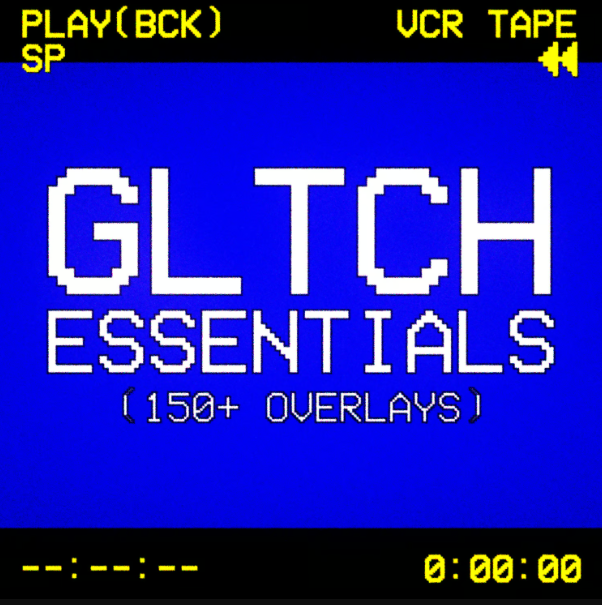 Playbck – GLTCH ESSENTIALS (115+ OVERLAYS)