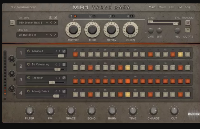 10 Phantom Rooms MR1 Valve Data KONTAKT