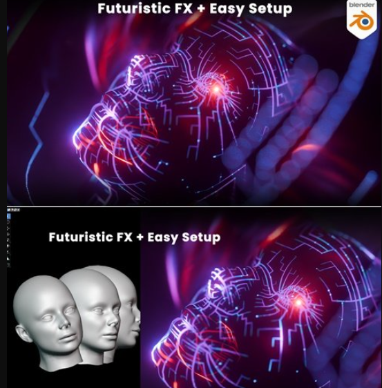 Gumroad – Sci-Fi Character FX with Electric Signal Trails