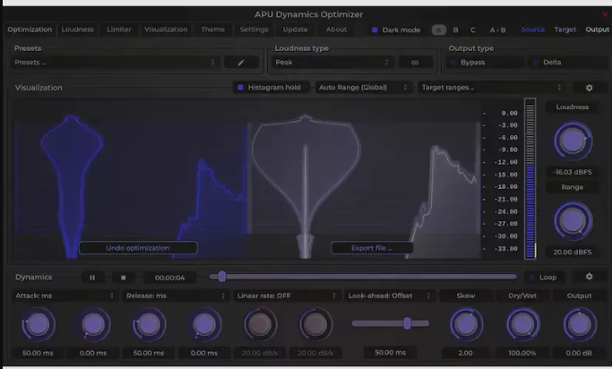 APU Software APU Loudness Optimizer