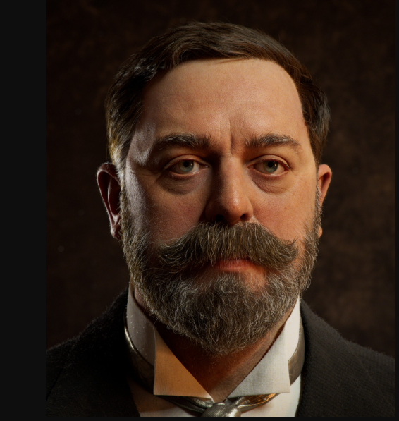 Artstation – Michael Cauchi – John Singer Sargent Modeling