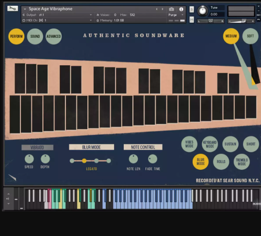 Authentic Soundware Space Age Vibraphone KONTAKT