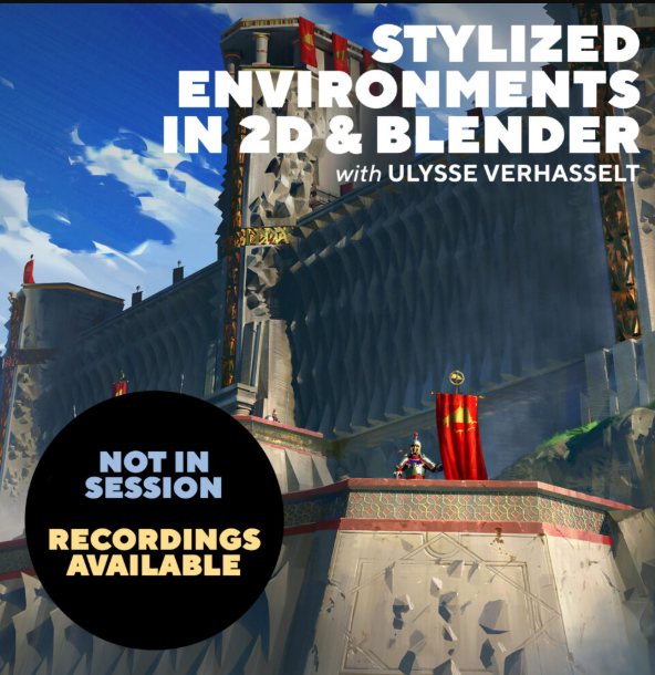Underpaint Academy – Stylized Environments in 2D & Blender with Ulysse Verhasselt
