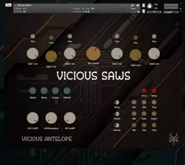 Vicious Antelope Vicious Saws KONTAKT
