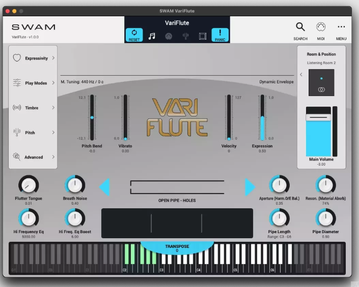Audio Modeling SWAM VariFlute v1.0.1