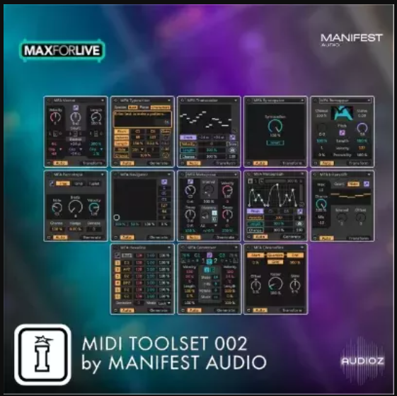 Isotonik Studios MIDI Toolset 002 by Manifest Audio Max for Live Device