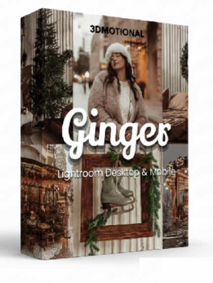 3dMotional – 30 Ginger Lightroom and Lut Bundle