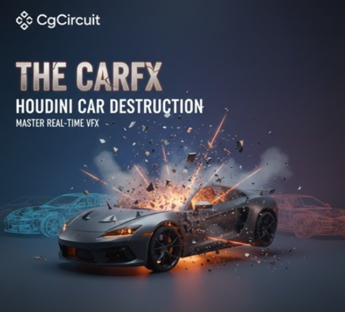 CgCircuit – The CarFX – Houdini Car Destruction