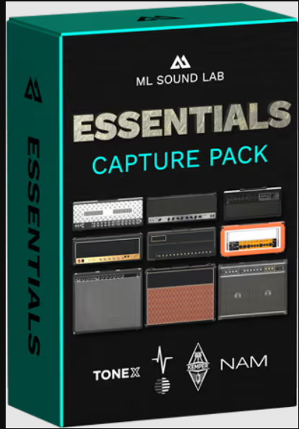 ML Sound Lab Essentials Capture Pack Irs Kemper NAM Neural DSP ToneX Profiles